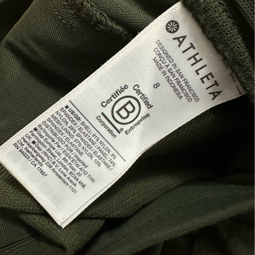 Athleta Headlands Hybrid Trek Jogger in Olive Aspen Size 8 - Picture 5 of 8